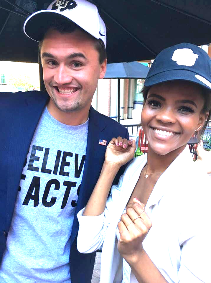 Charlie Kirk and Candace Owens, Turning Point USA-UK.