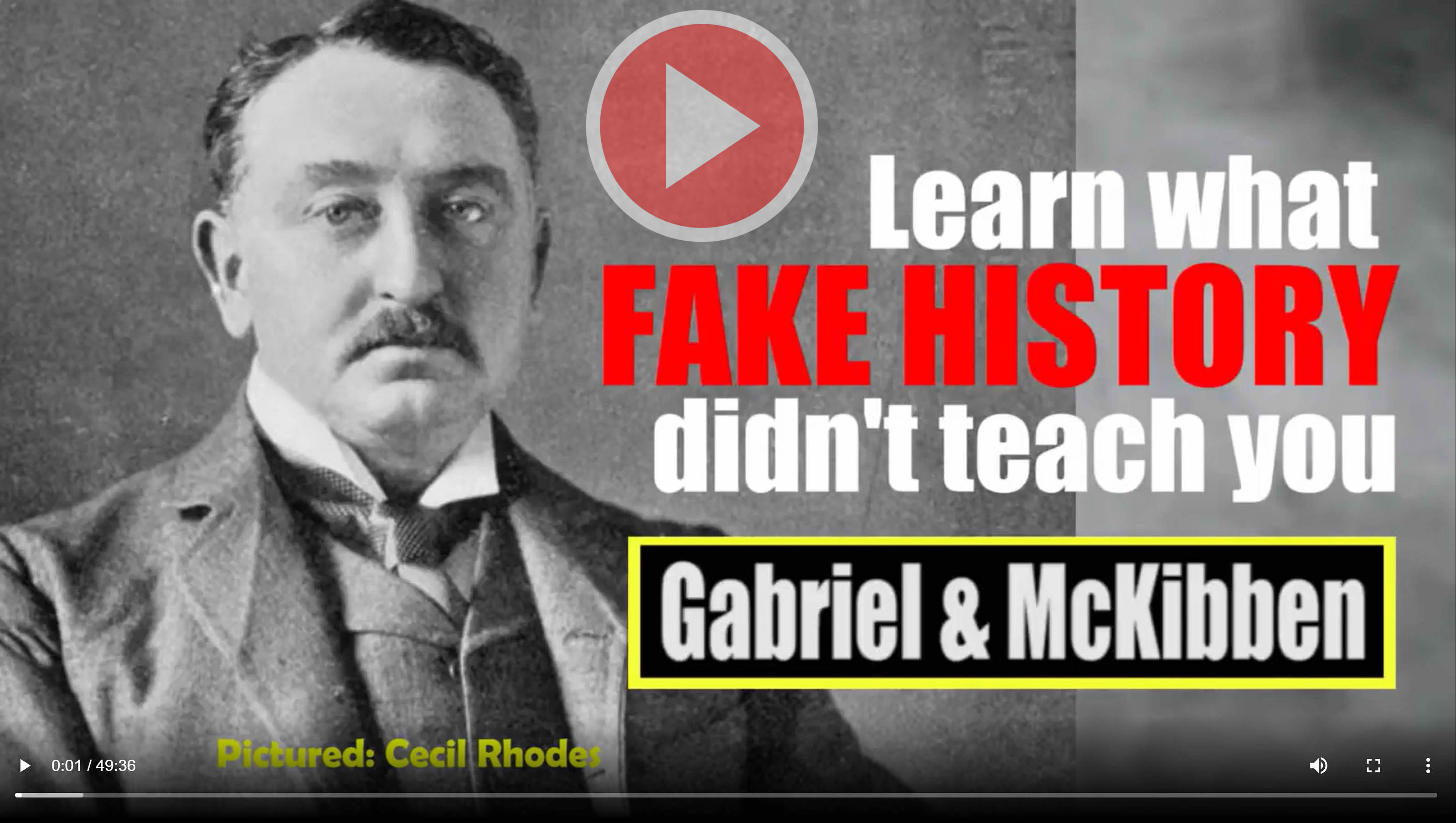 Gabriel, McKibben. (Jan. 25, 2019). Fake History is DEADLY to all of us on the planet. American Intelligence Media, Americans for Innovation.