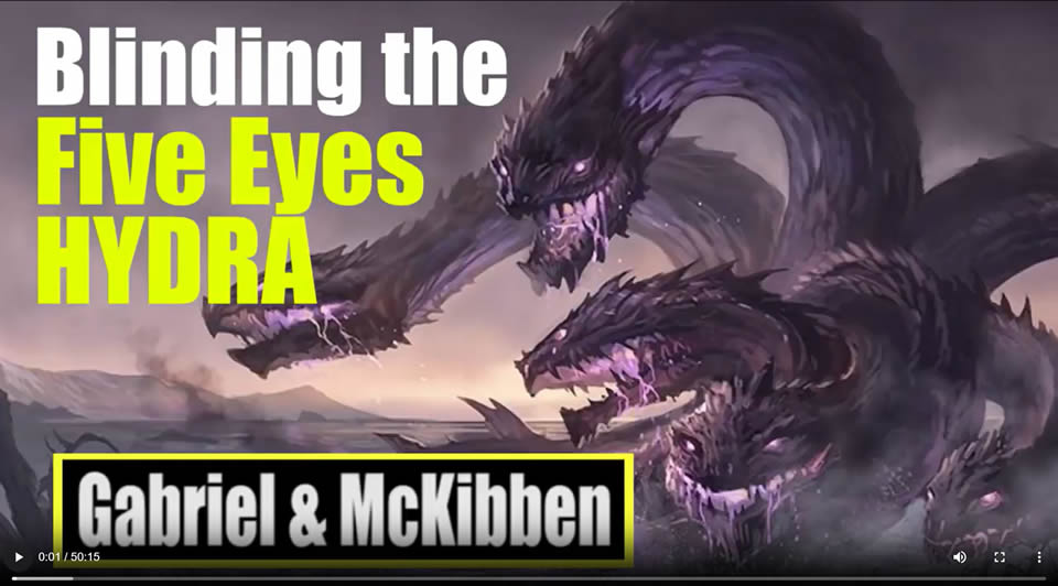 Gabriel, McKibben. (May 24, 2019). Unmasking the Five Eyes Beast. American Intelligence Media, Americans for Innovation.