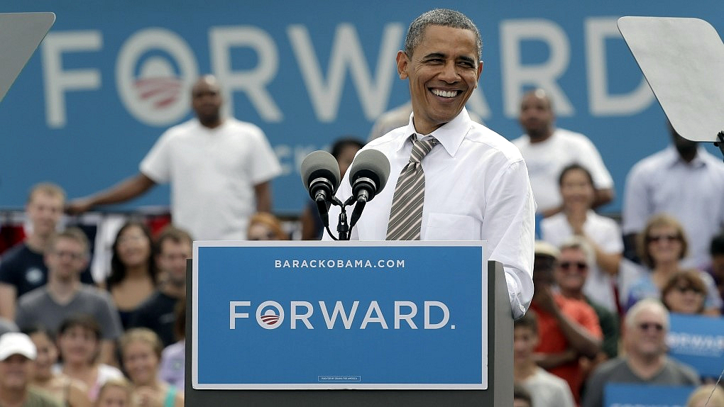 Barack Obama FORWARD slogan