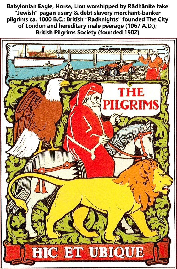 Pilgrims Society Babylonian symbolism logo explained