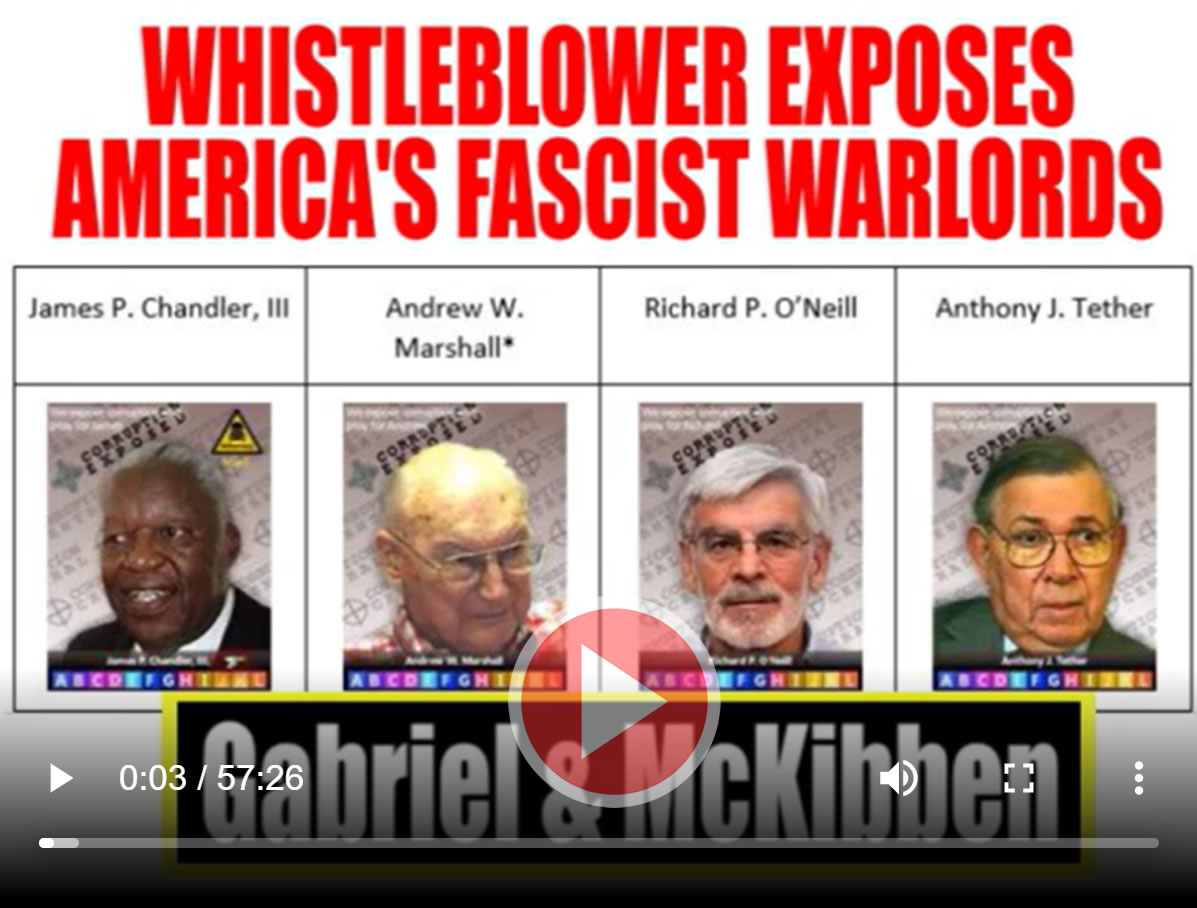 Gabriel, McKibben. (Apr. 25, 2019). American Warlord - James P. Chandler III - EXPOSED. American Intelligence Media, Americans for Innovation.