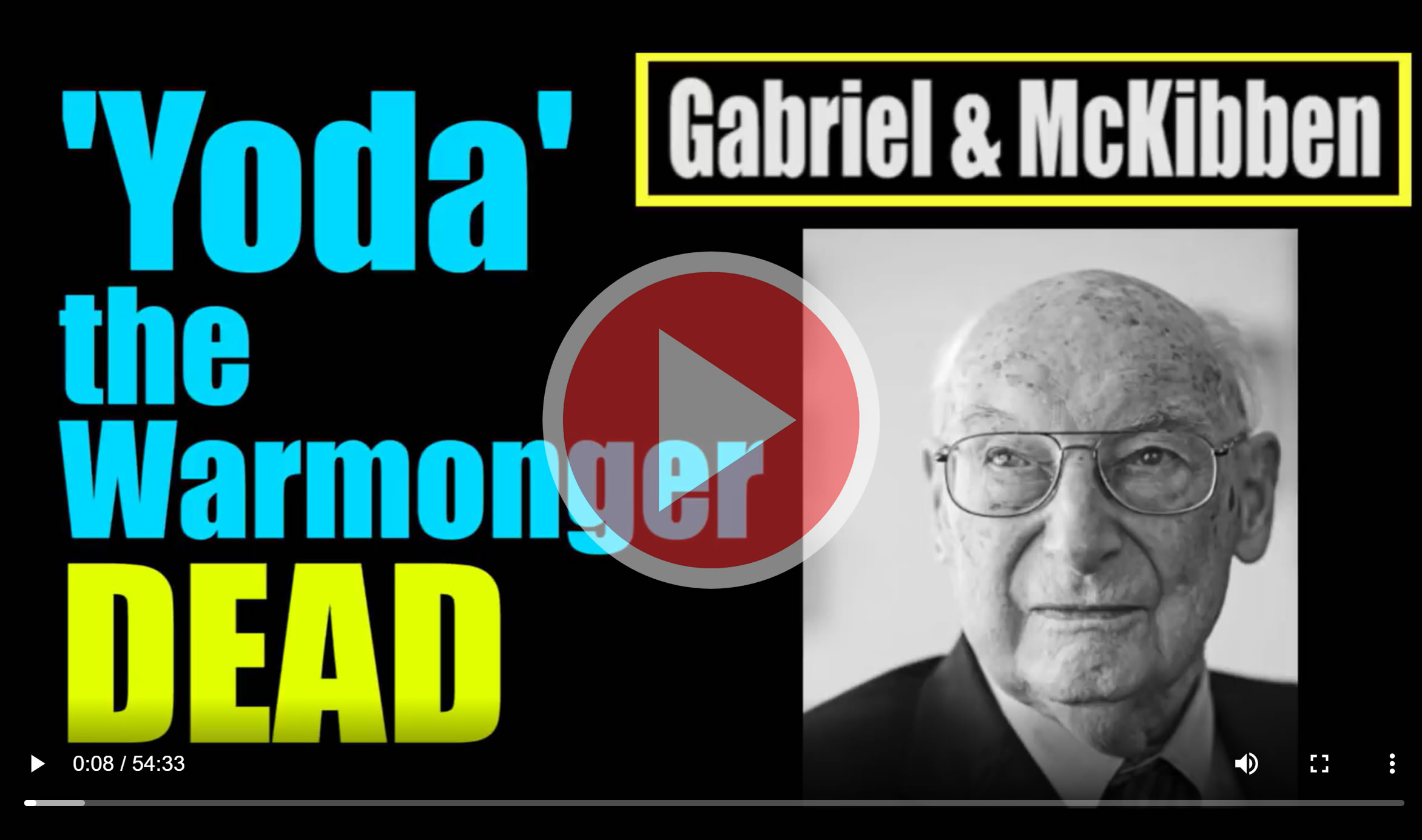 Gabriel, McKibben. (Apr. 16, 2019). Globalist warlord DEAD. Big win for patriots. American Intelligence Media, Americans for Innovation.